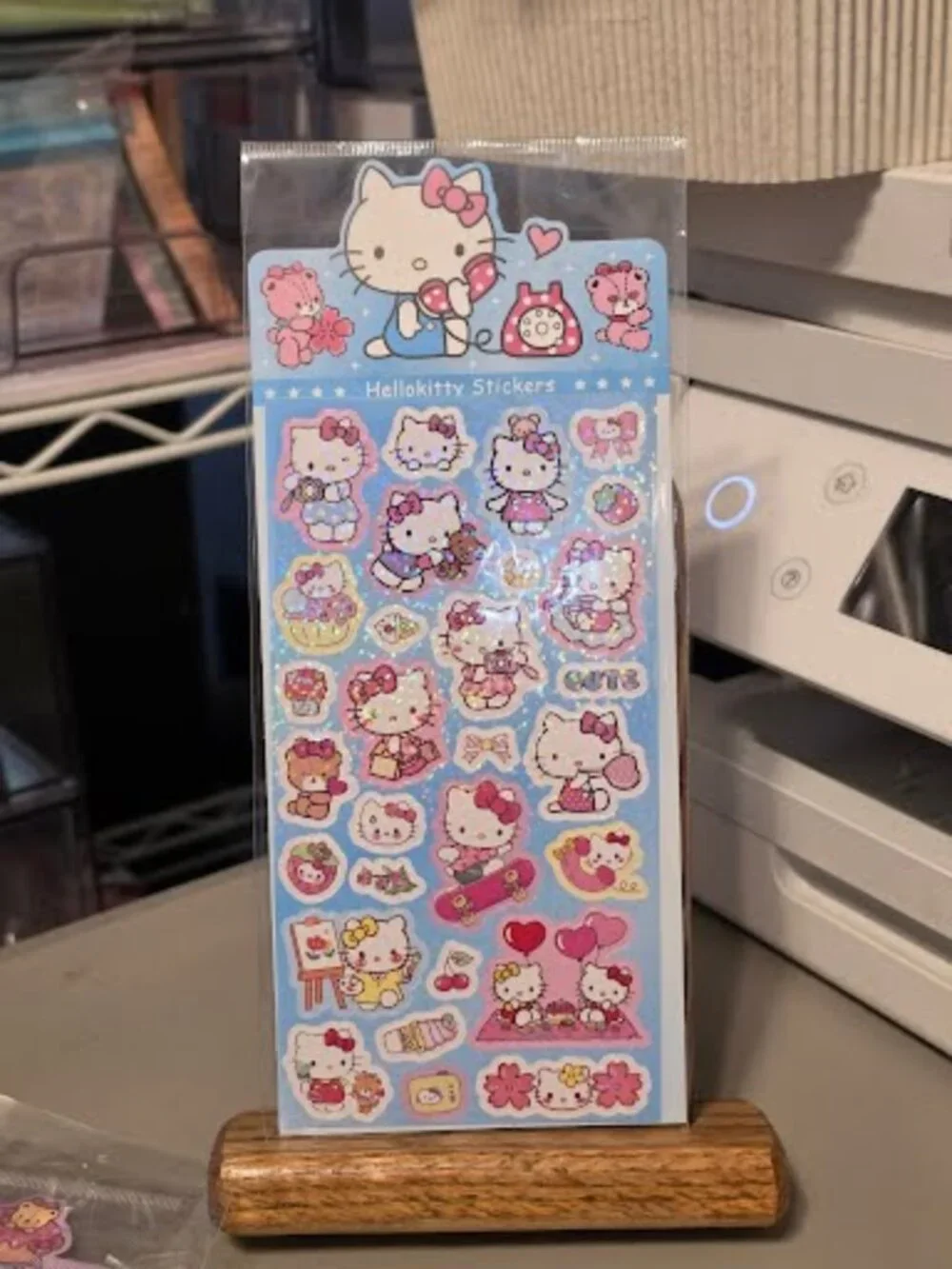 STK-2544 Hello Kitty Laser Sticker Sheet